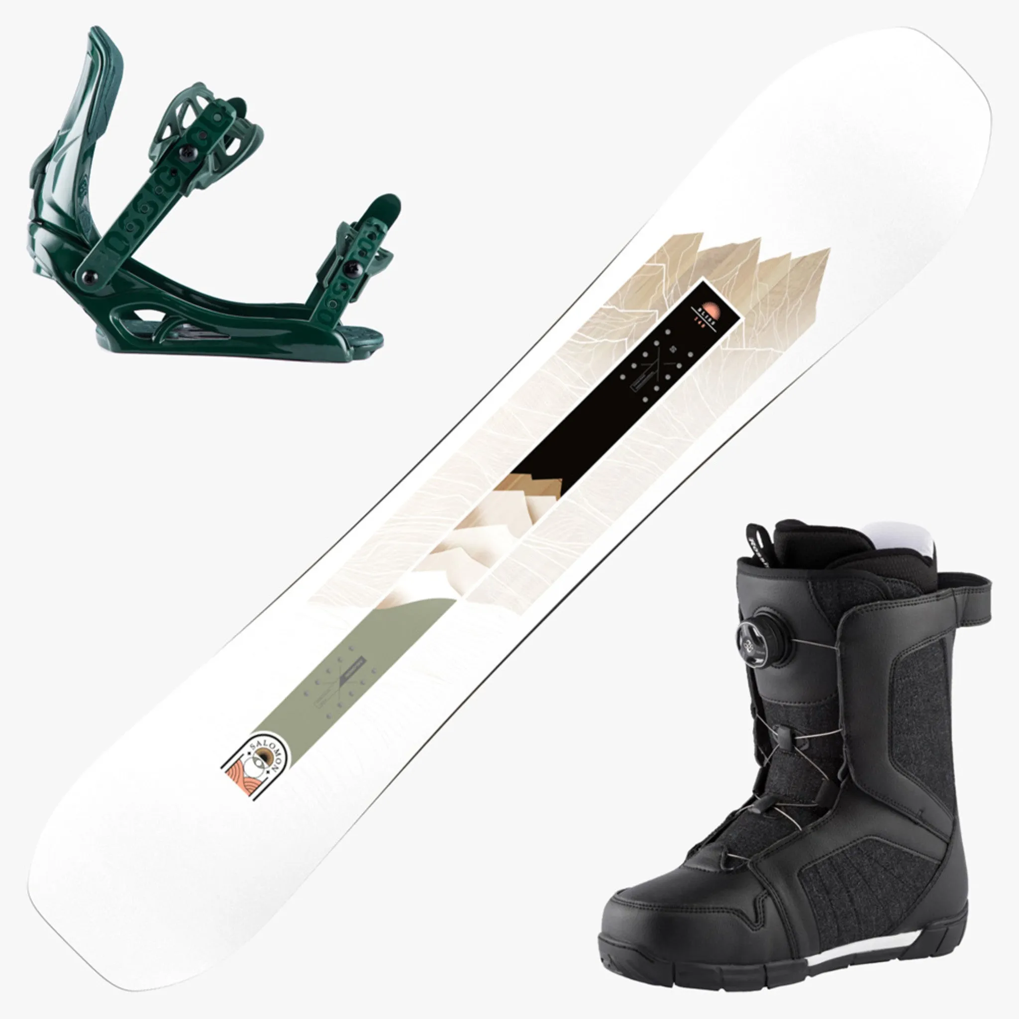 2024 Salomon Bliss Women's Snowboard w/ Boots and Bindings
