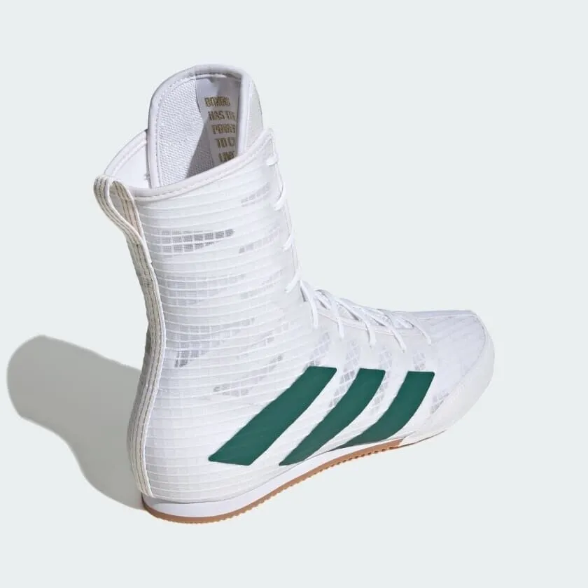 adidas Box Hog 4 Boxing Boots White / Green