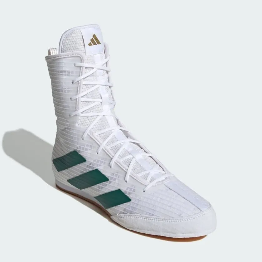 adidas Box Hog 4 Boxing Boots White / Green