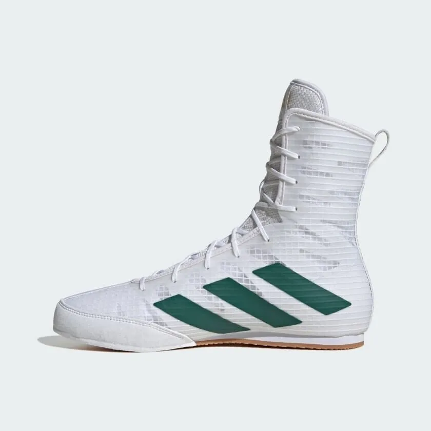 adidas Box Hog 4 Boxing Boots White / Green