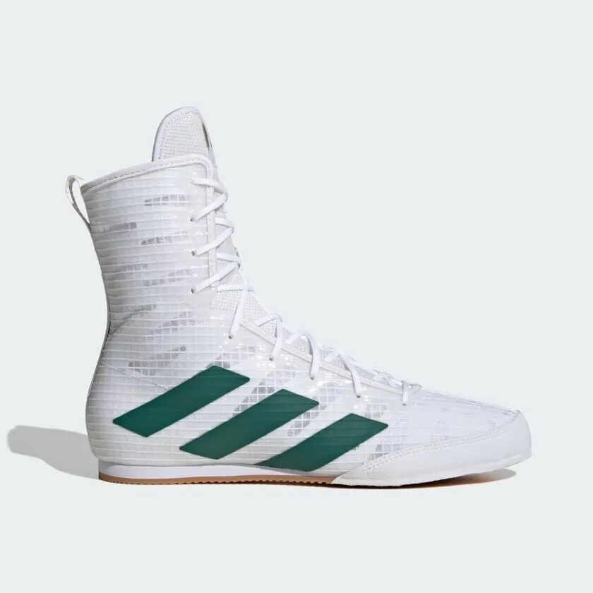adidas Box Hog 4 Boxing Boots White / Green
