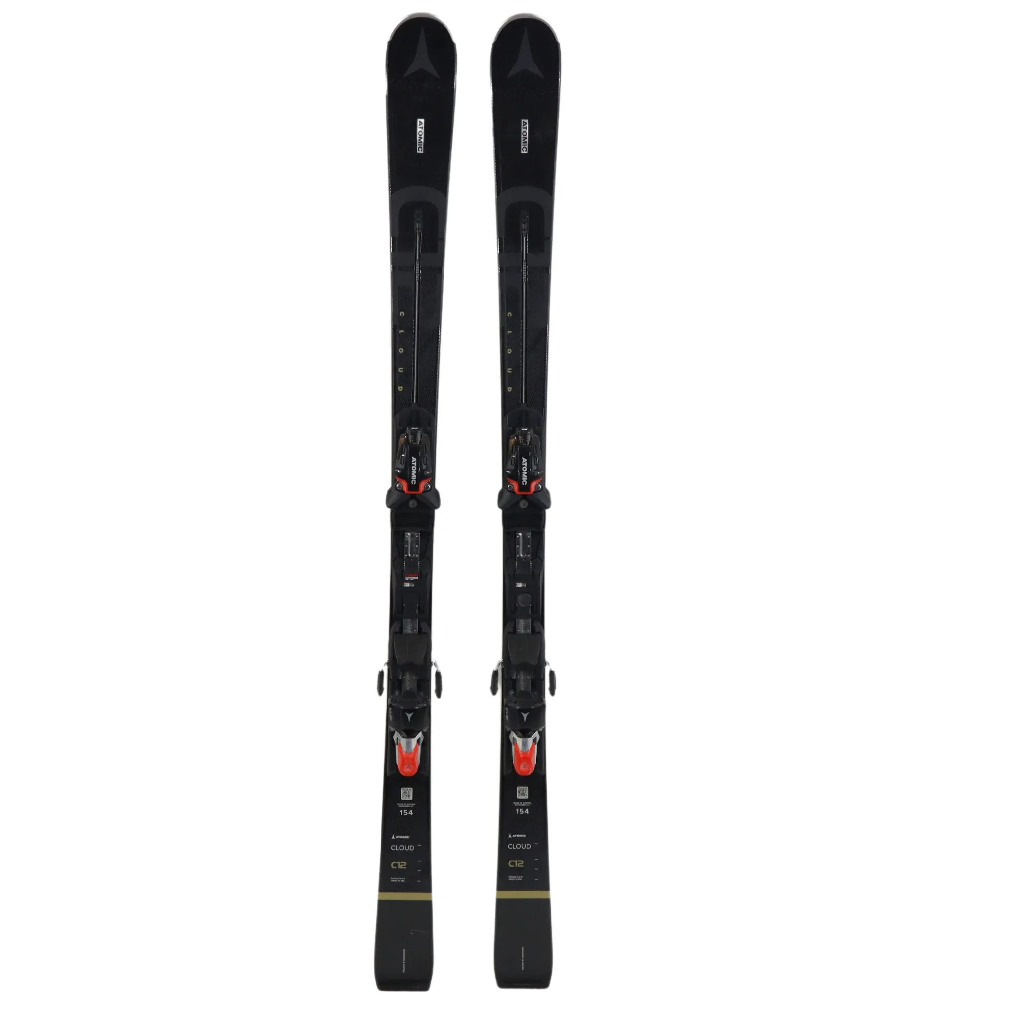 Atomic Cloud C12 2023 154cm Ski   Atomic X14 GW Demo Bindings – USED