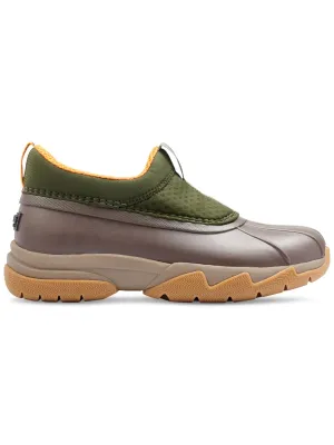 BASS OUTDOOR Womens Green Cushioned Waterproof Breathable Field Round Toe Slip On Duck Boots M