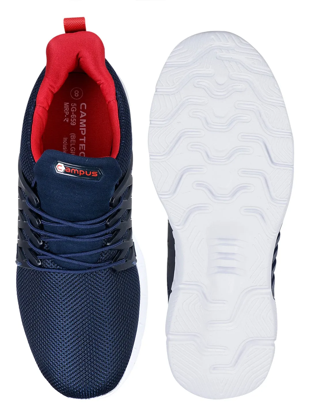 BELGIUM Navy Men's Running Shoes