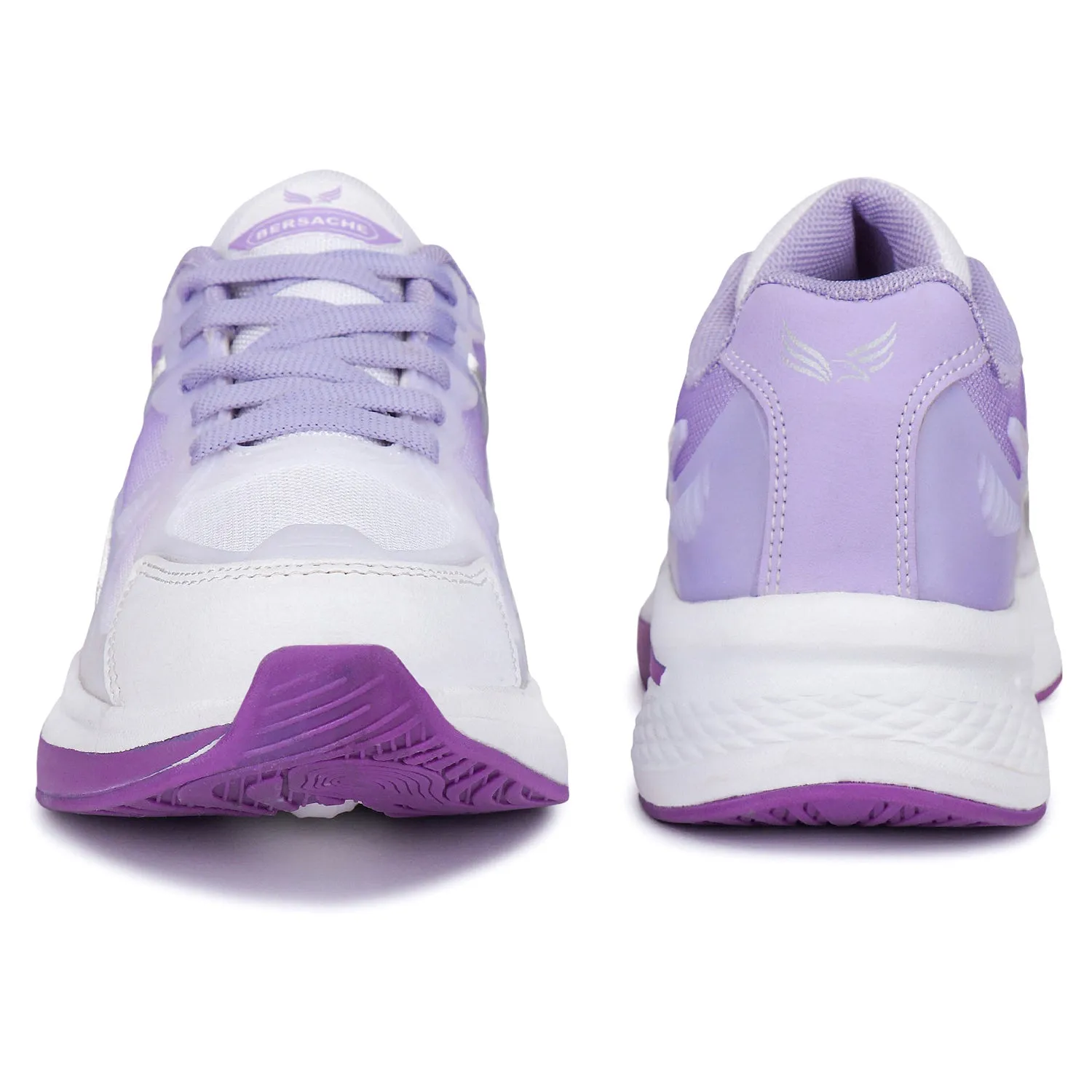 Bersache  Sneaker, Loafers ,Casual with Extra comfort Sneaker for Women (Purple-9117)