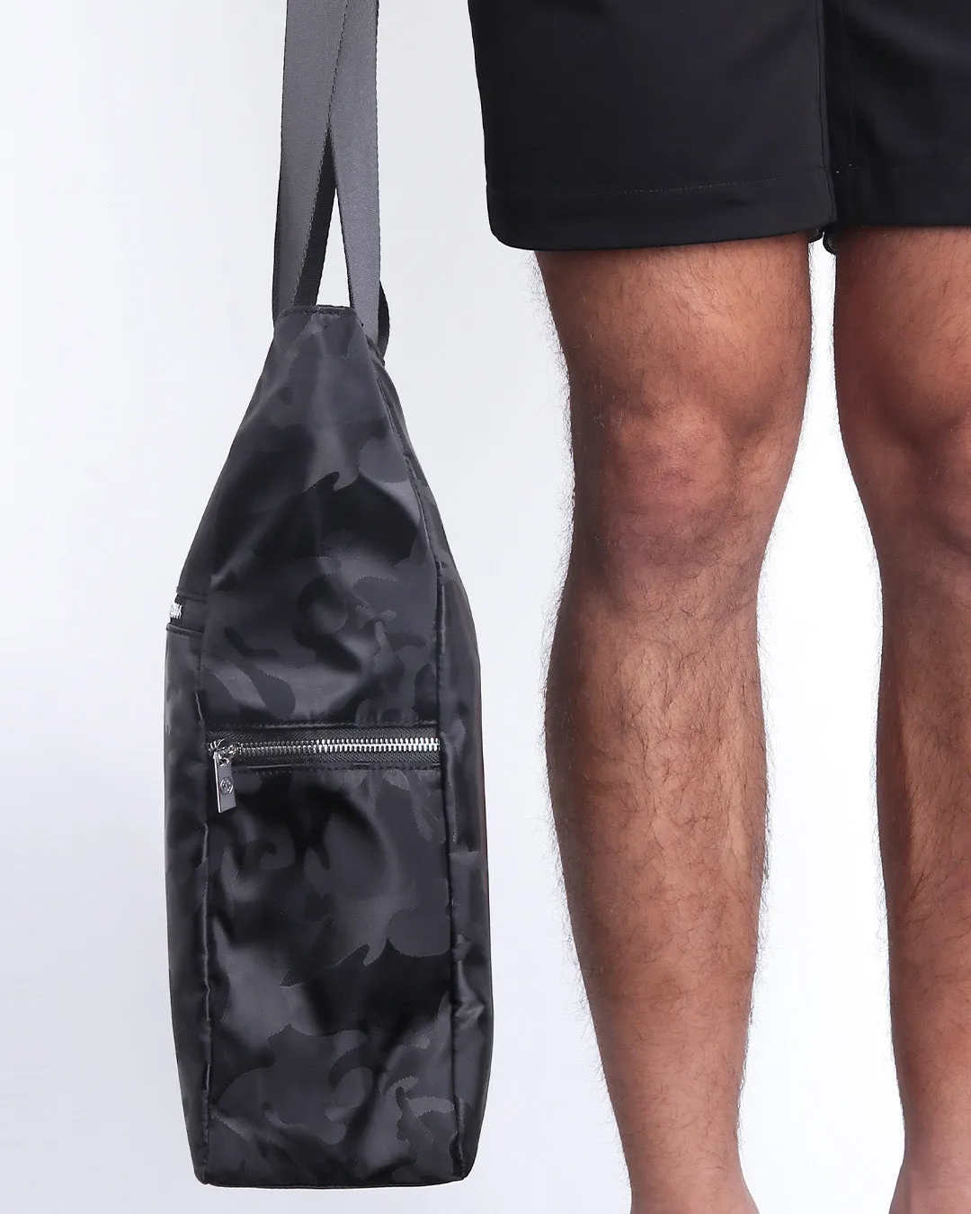 BLACK CAMO - Poolside Tote Bag Foldable/Portable | DC2