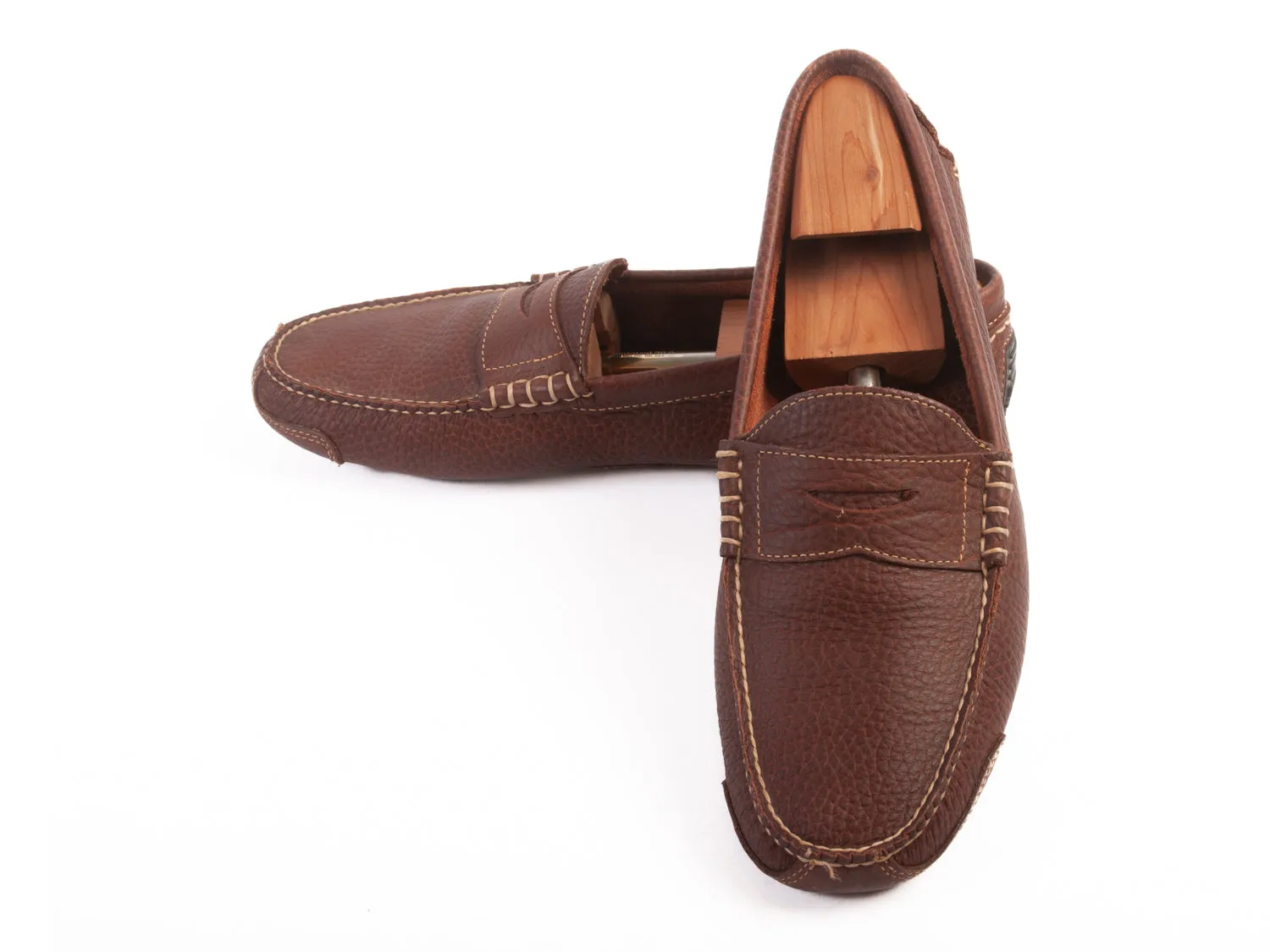 Brooks Brothers Pebbled Leather Driving Shoes