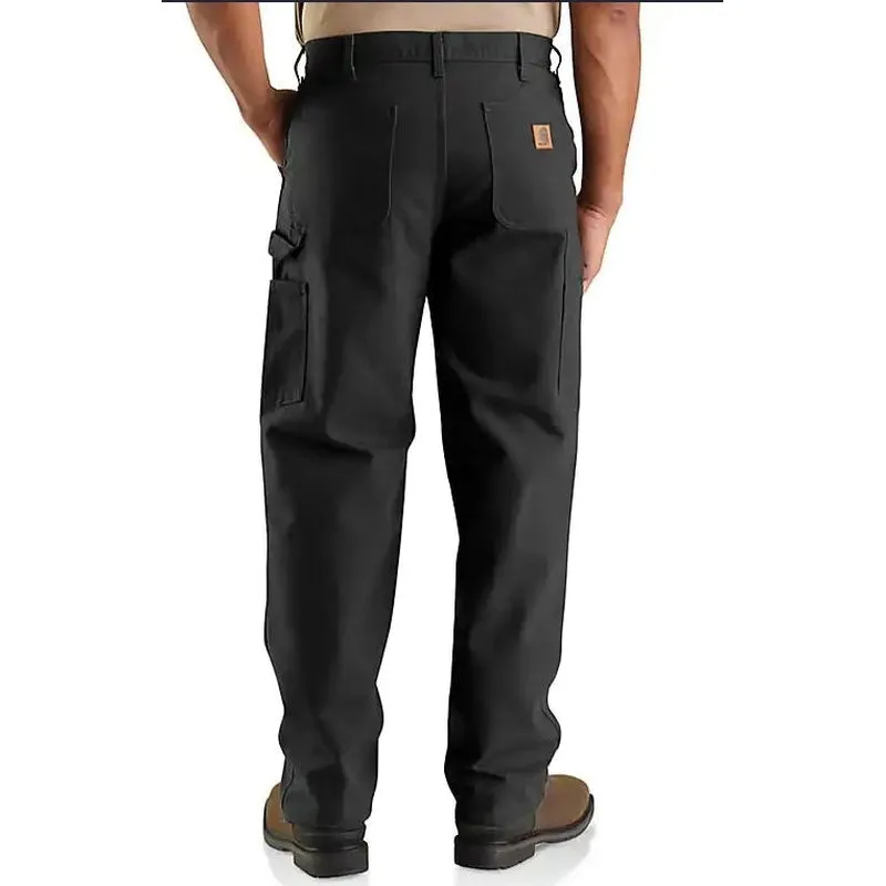 Carhartt® B11-BLK 32X32 Men's Utility Work Pants, 32 Waist, 32 Length, Loose Fit, Black, Cotton