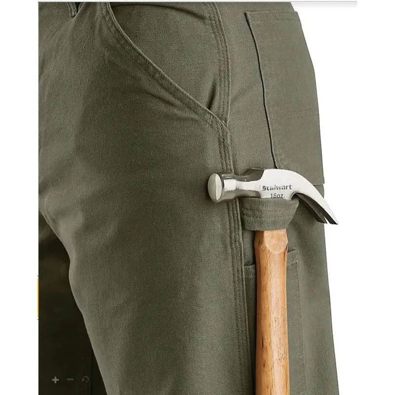 Carhartt® B11-MOS 30X30 Men's Utility Work Pants, 30 Waist, 30 Length, Loose Fit, Moss, Cotton