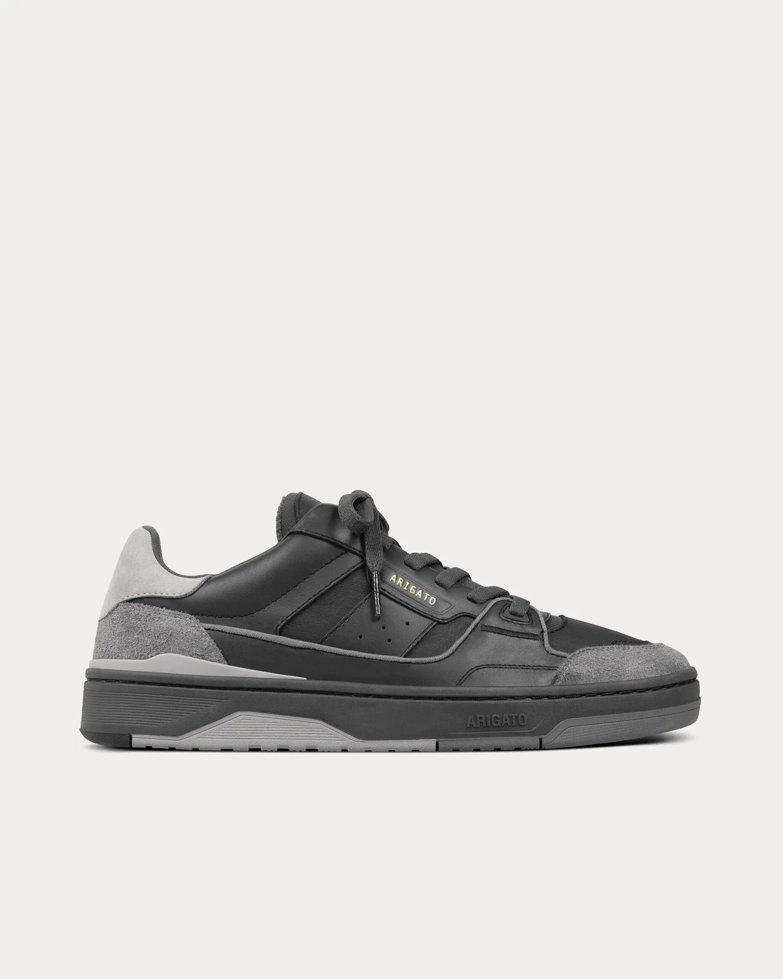 Clay Leather Black / Grey Low Top Sneakers