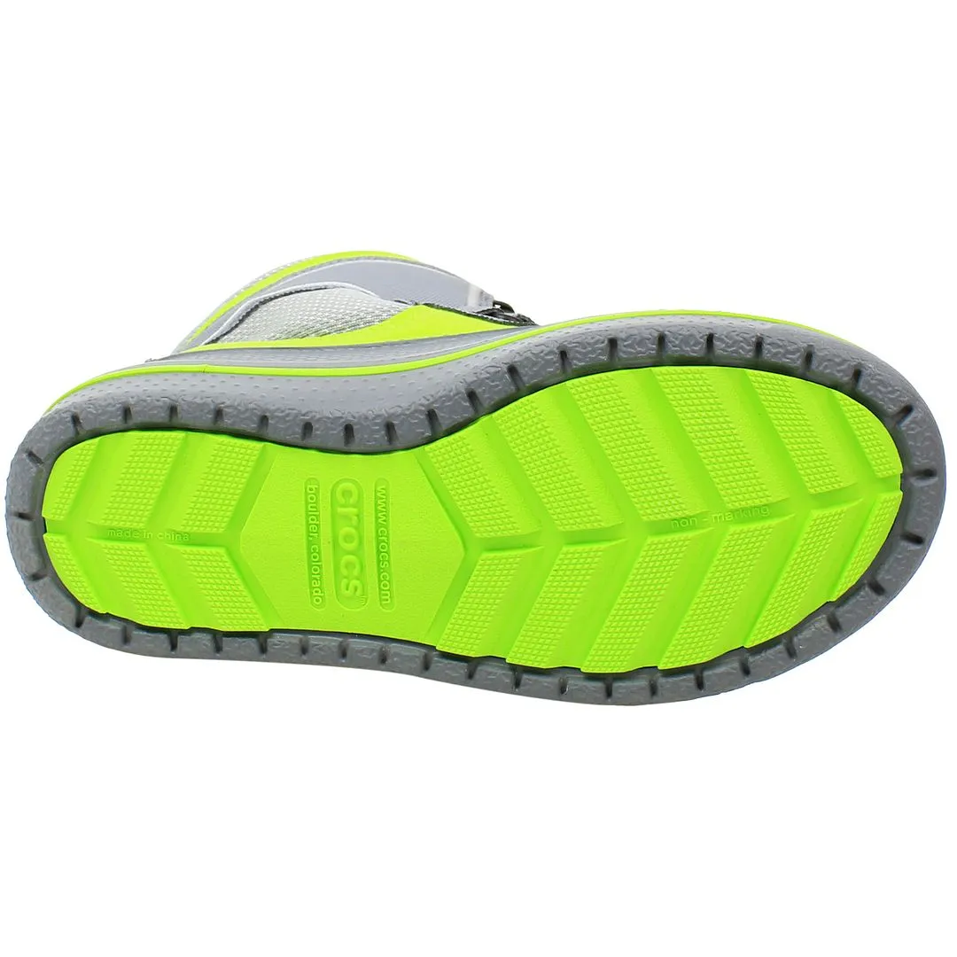 Crocs AllCast Duck Kids Grey/Green Boots