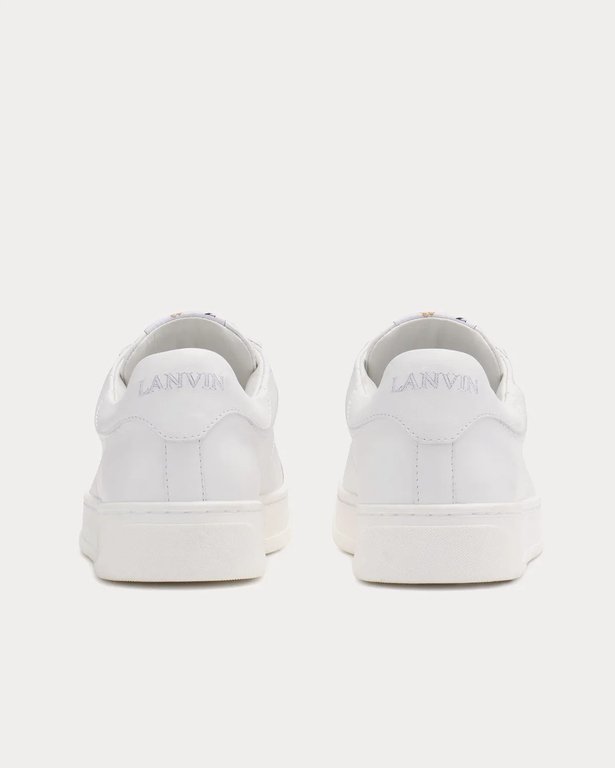 DDB0 Leather White Low Top Sneakers
