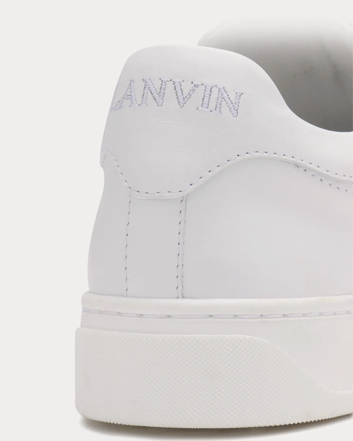 DDB0 Leather White Low Top Sneakers