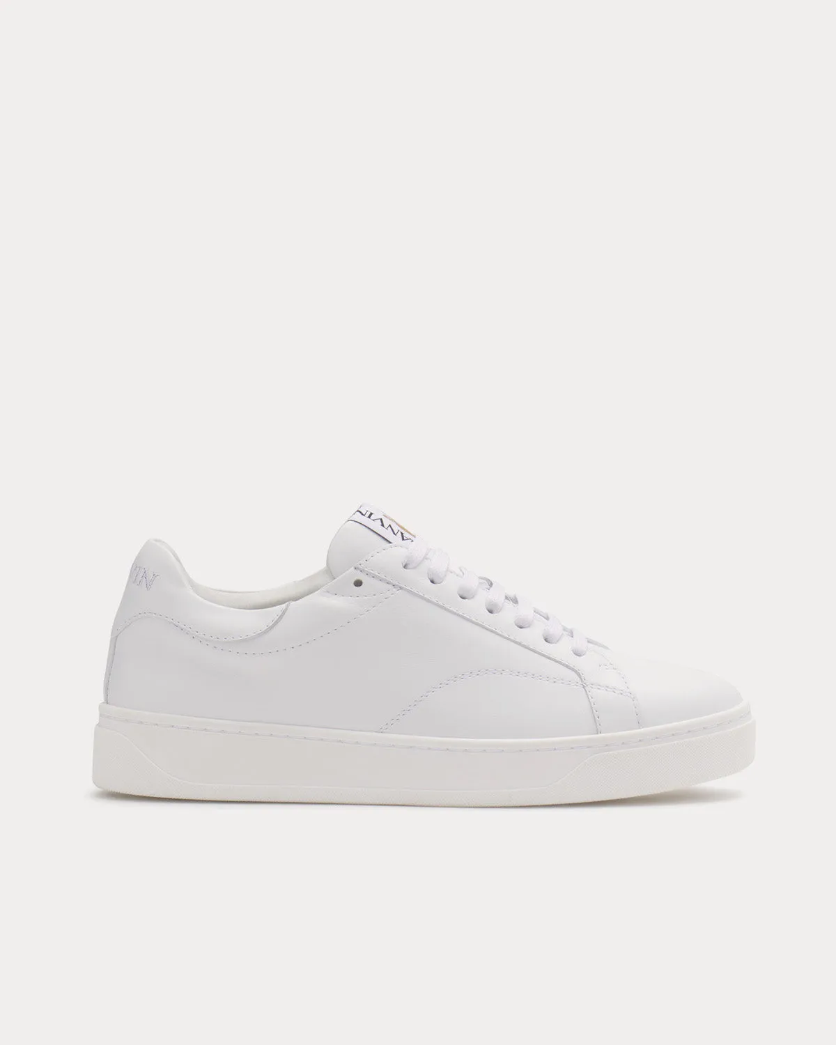 DDB0 Leather White Low Top Sneakers