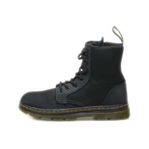 Dr. Martens Combs Ankle Boots Canvas Black Colour For Kids