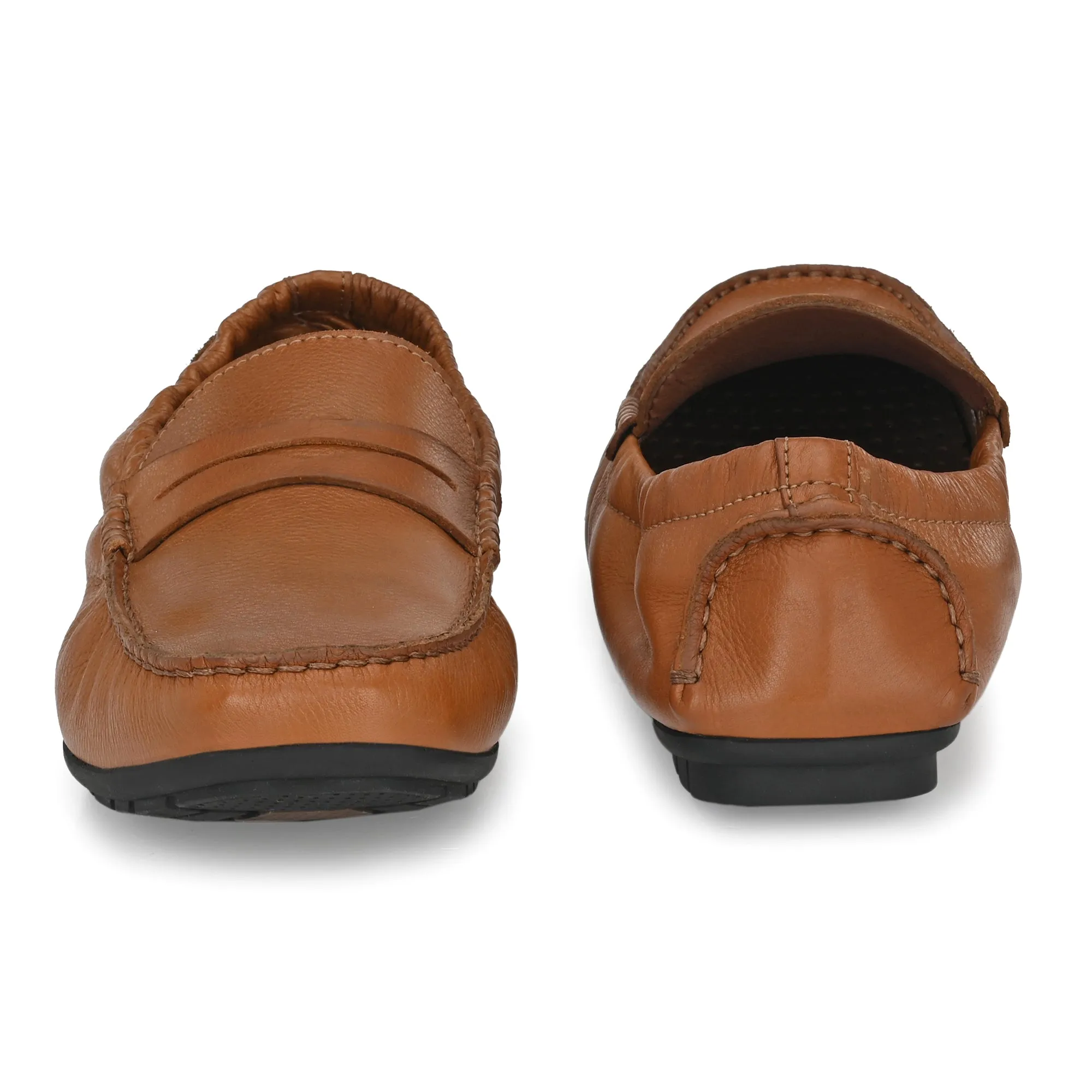 Egoss Casual Slip on Leather Loafers Shoes For Men