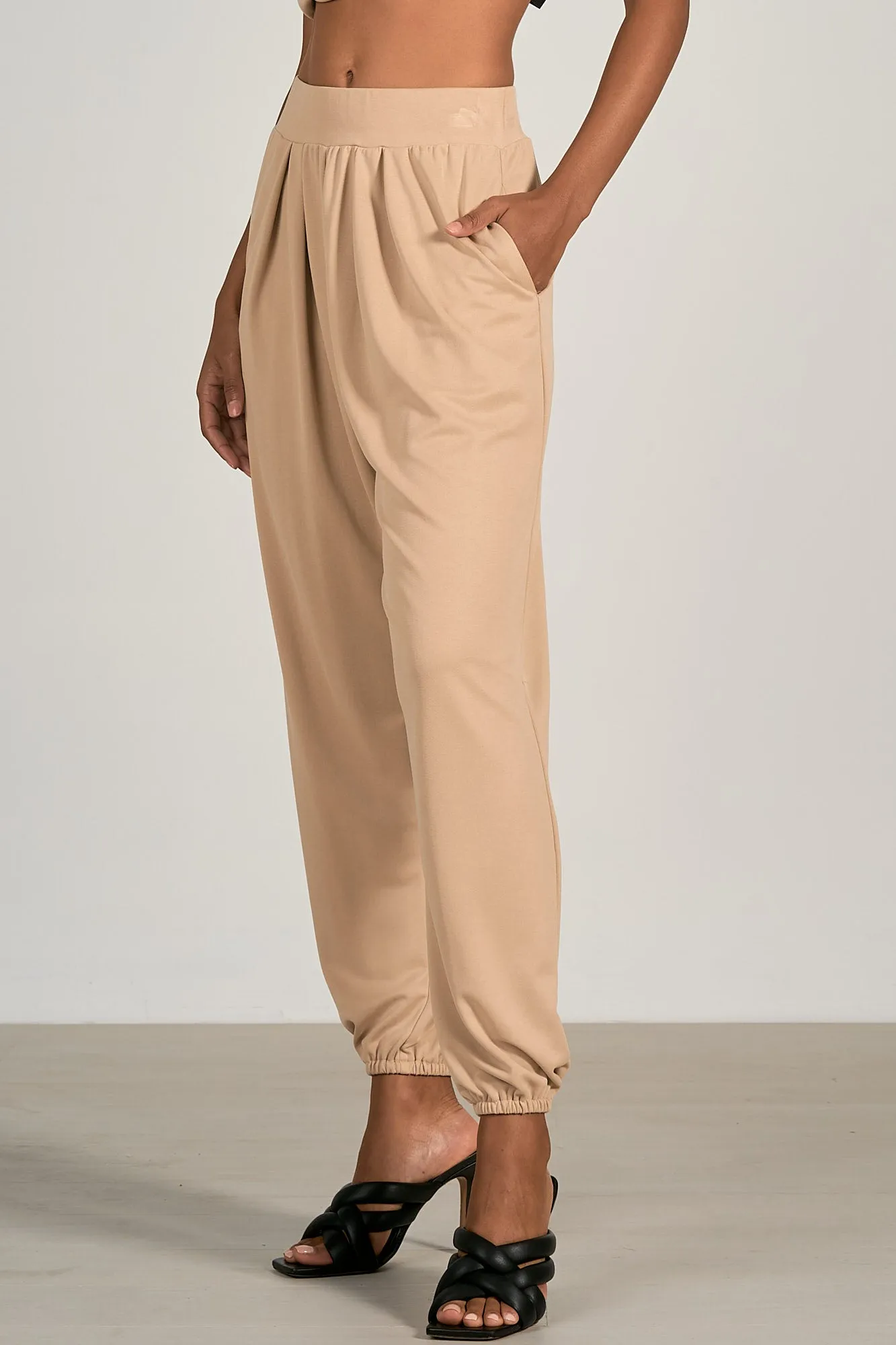 Elan Pleated Jogger Pants (colors available)