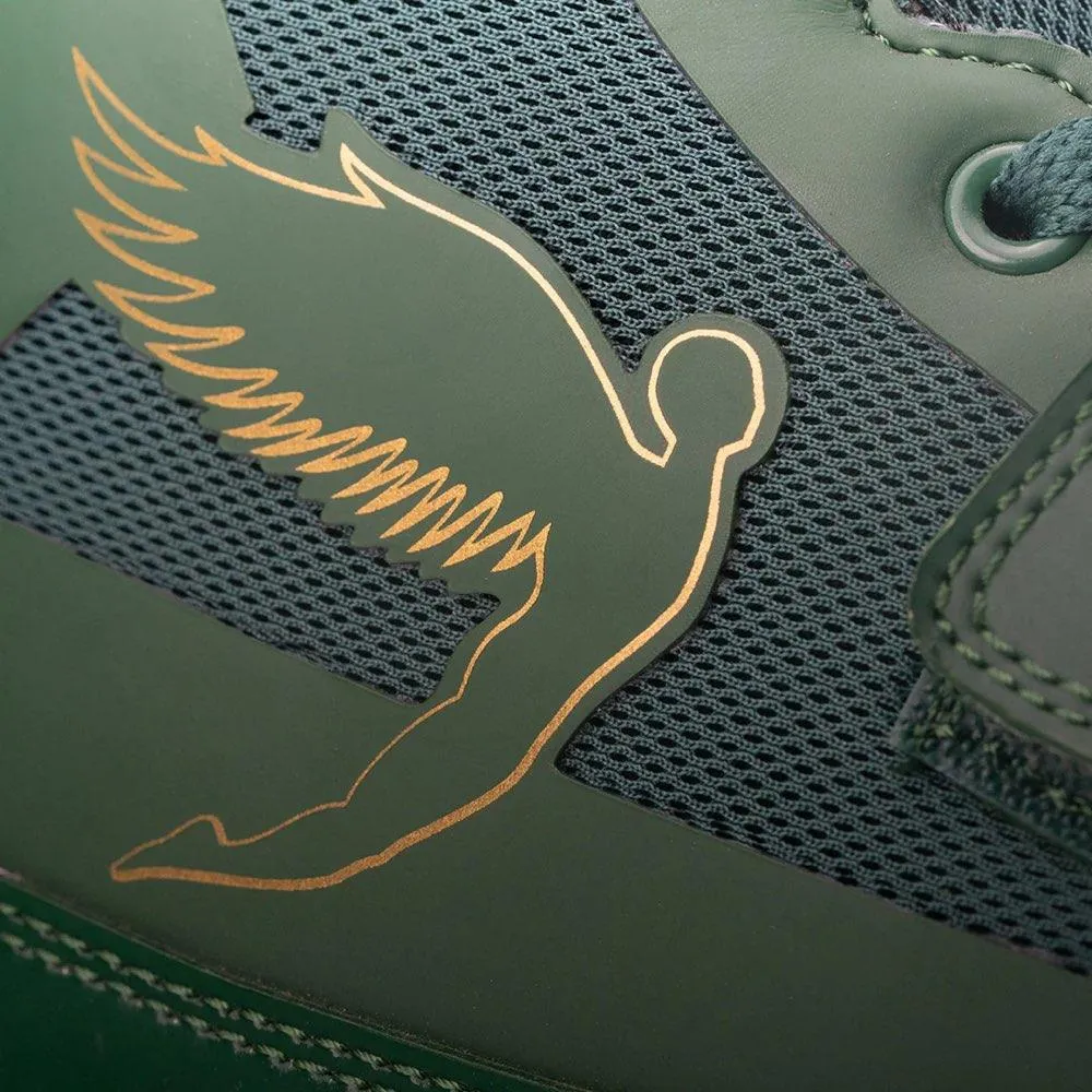 Fly Storm Boxing Boots - Green/Gold
