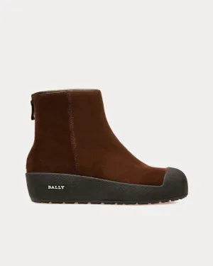Guard Leather Brown Snow Boots