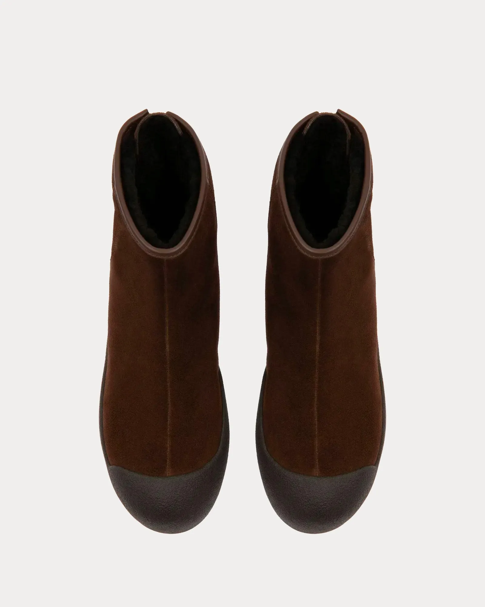 Guard Leather Brown Snow Boots