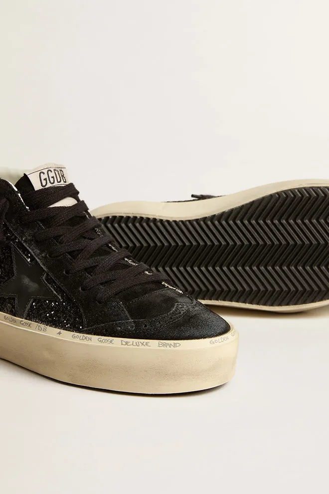 Hi Mid Star Glitter Upper Suede Toe and Spur Leather Star Black / Cream