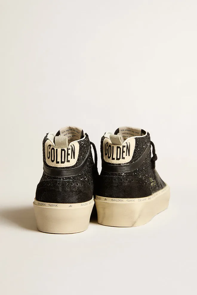 Hi Mid Star Glitter Upper Suede Toe and Spur Leather Star Black / Cream