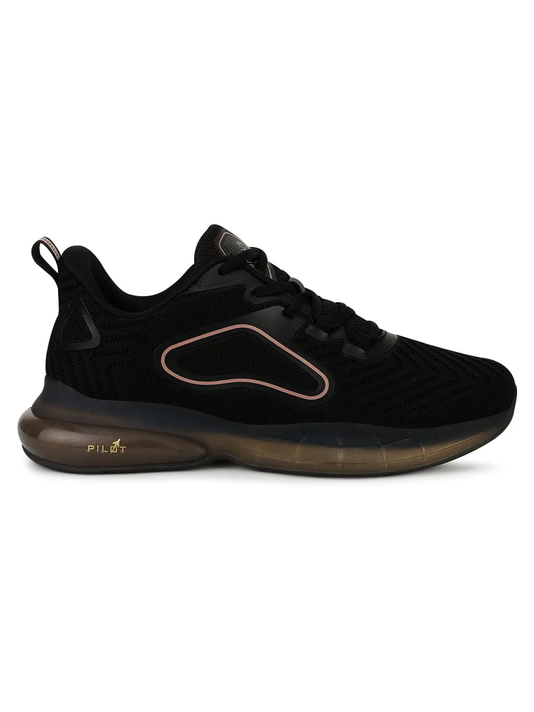 HIKE Black Men's Running Shoes