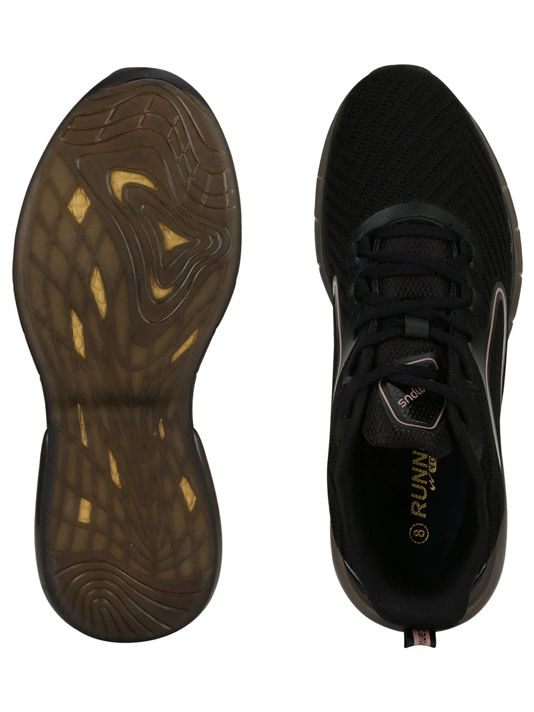 HIKE Black Men's Running Shoes