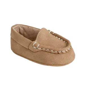 Infant Taupe Suede Ian Moccasins