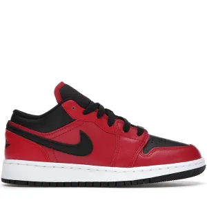 Jordan 1 Low Gym Red Black Pebbled (GS)