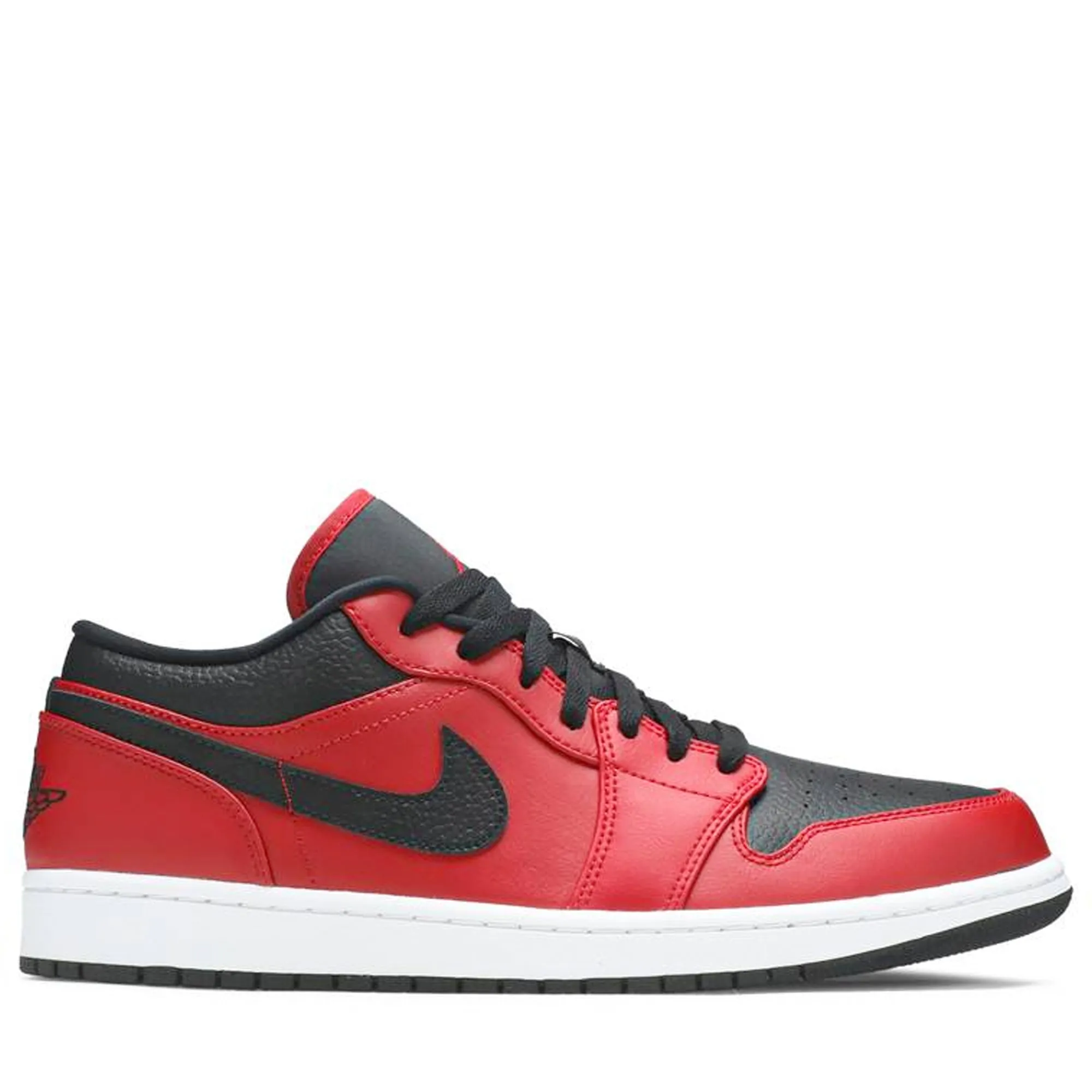 Jordan 1 Low Reverse Bred Pebbled Swoosh