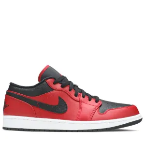 Jordan 1 Low Reverse Bred Pebbled Swoosh