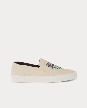K-Skate Tiger Laceless Cream Slip On Sneakers