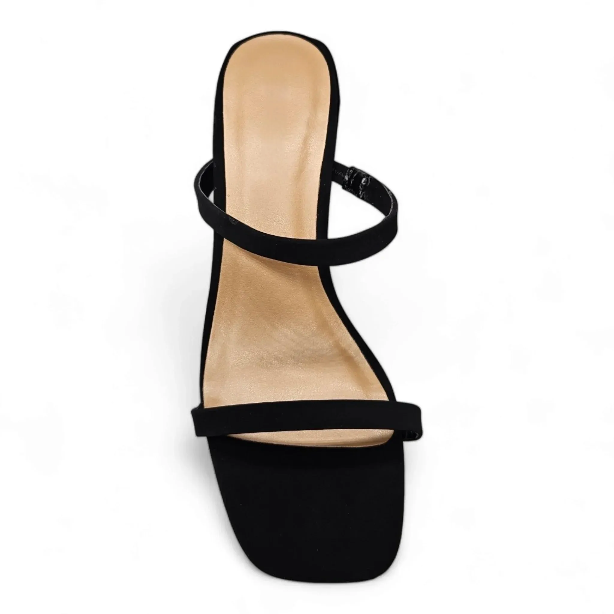 Kickback Classic Double Strap Block Heel