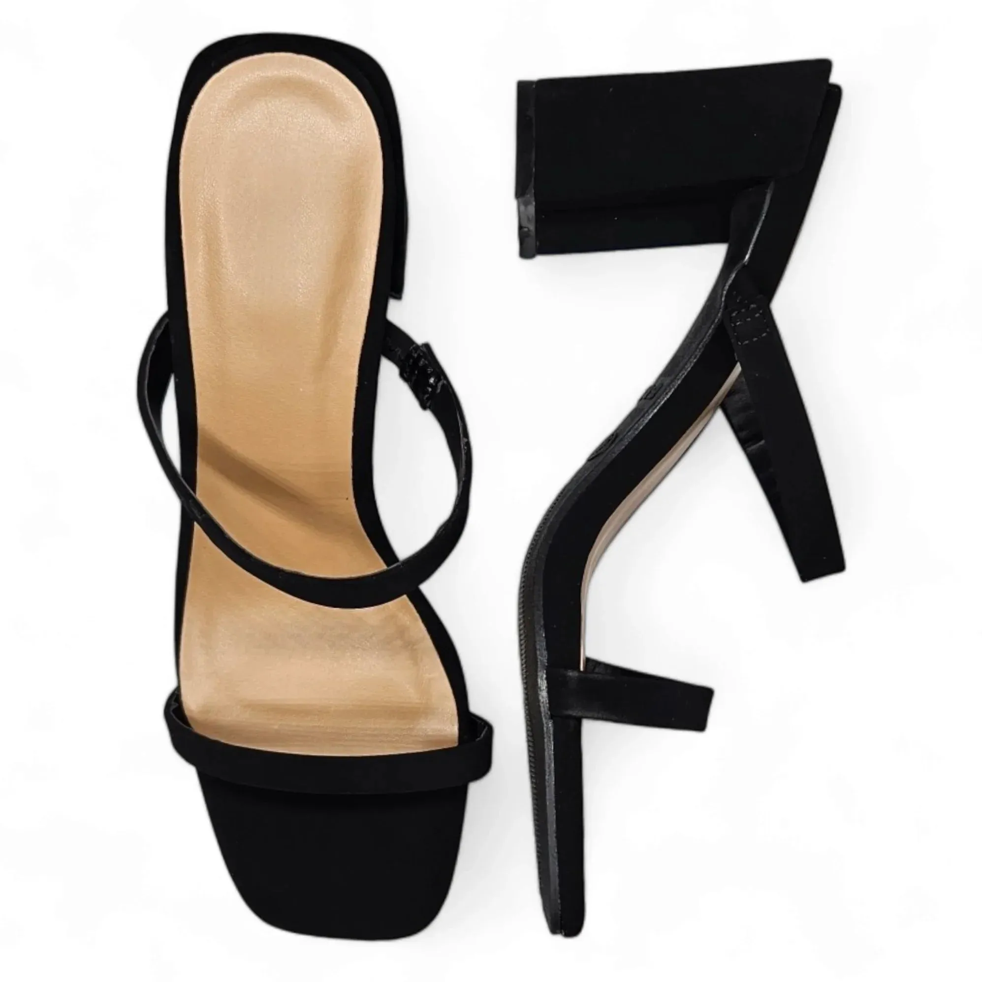 Kickback Classic Double Strap Block Heel