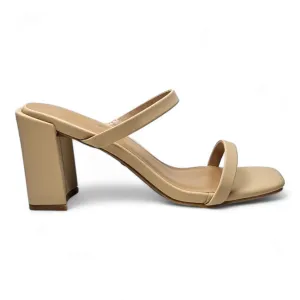 Kickback Classic Double Strap Block Heel