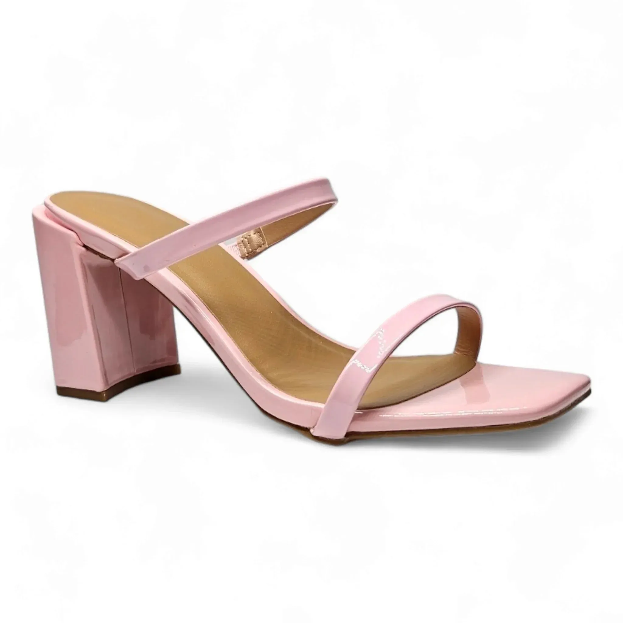 Kickback Classic Double Strap Block Heel