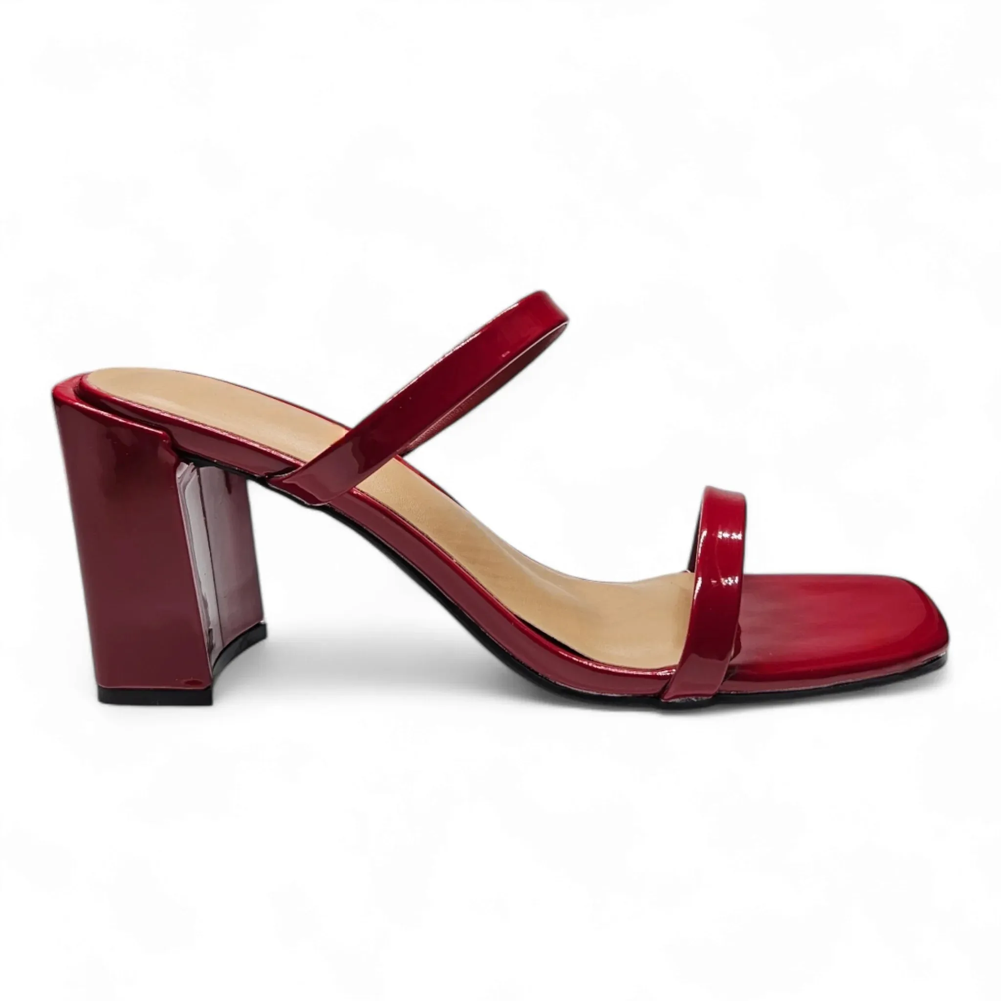 Kickback Classic Double Strap Block Heel