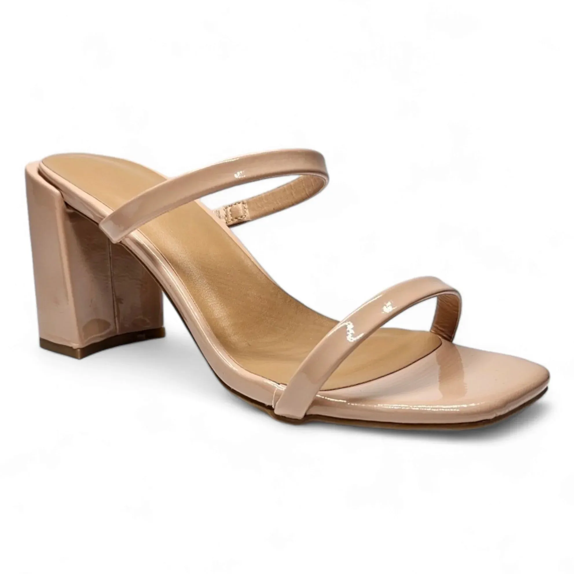 Kickback Classic Double Strap Block Heel