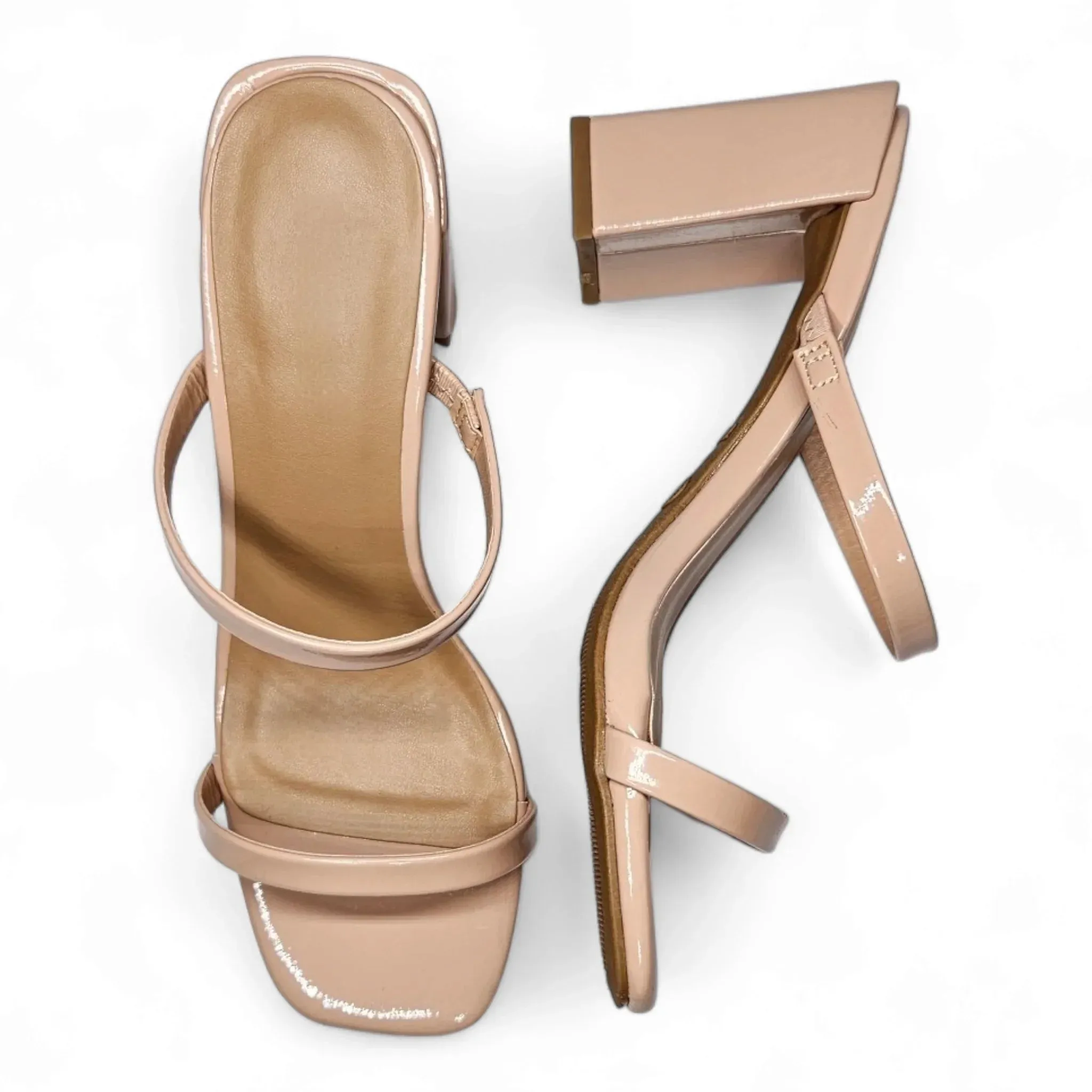 Kickback Classic Double Strap Block Heel