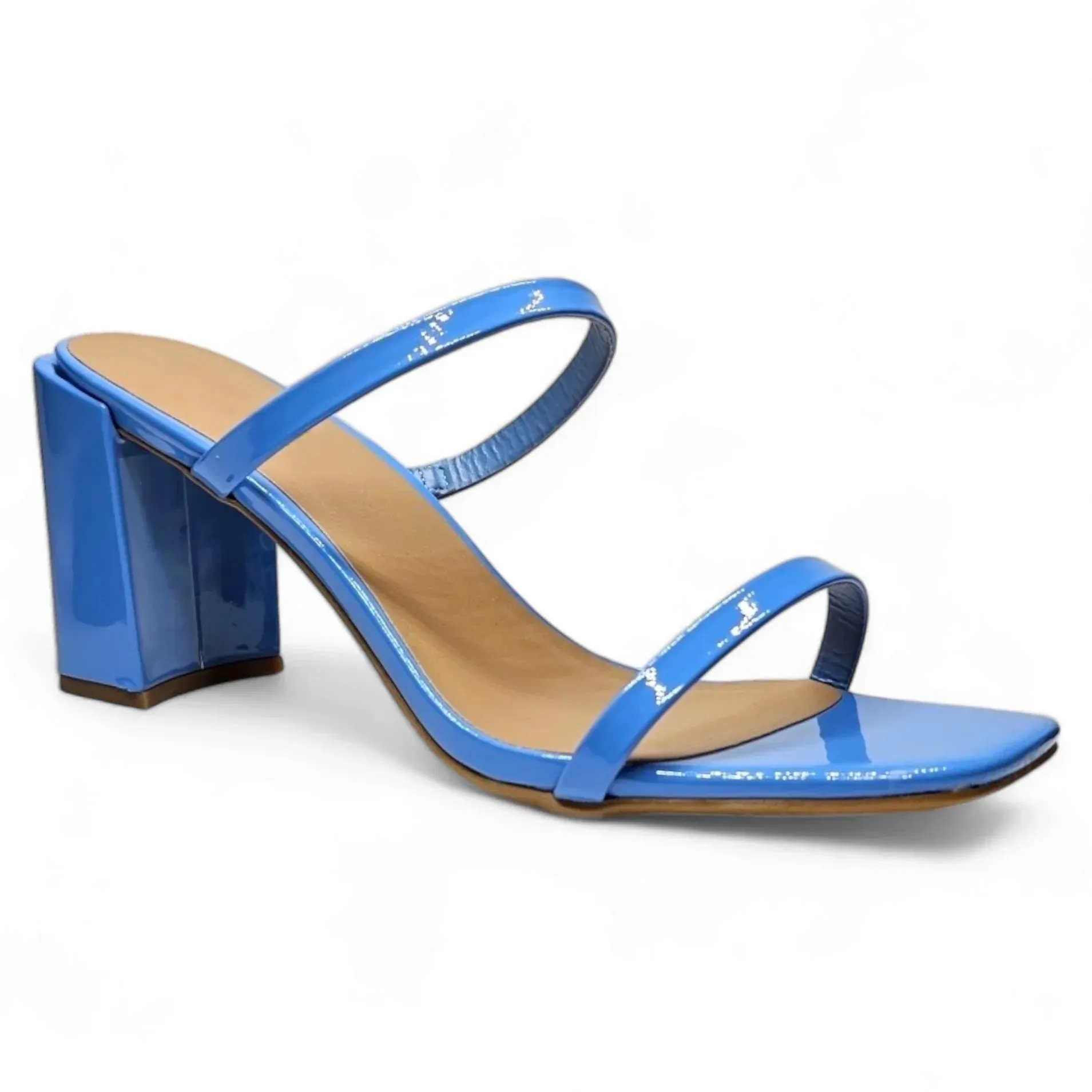 Kickback Classic Double Strap Block Heel