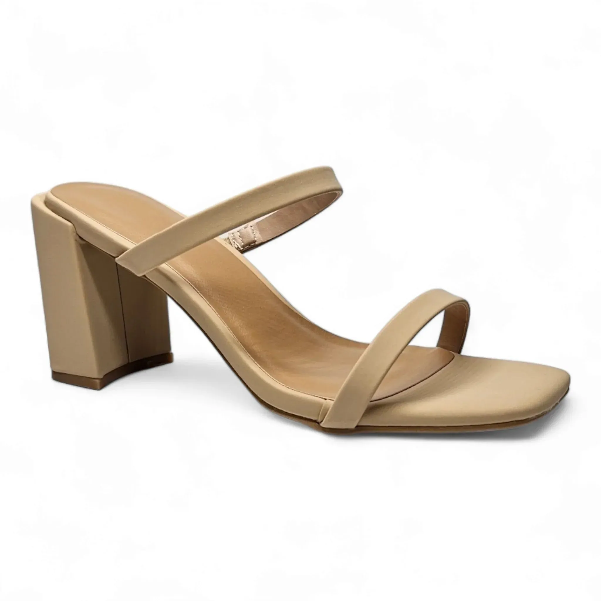 Kickback Classic Double Strap Block Heel