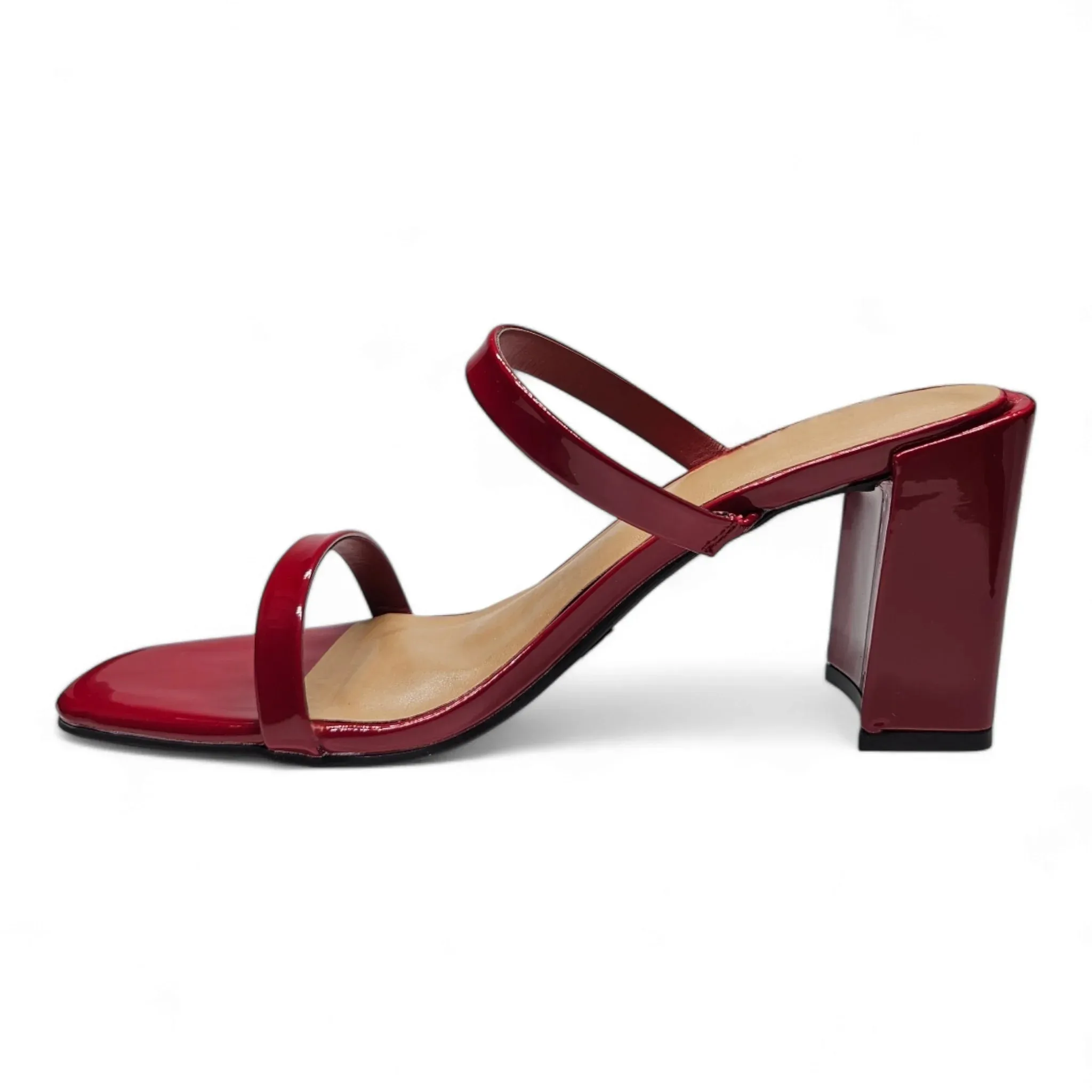 Kickback Classic Double Strap Block Heel