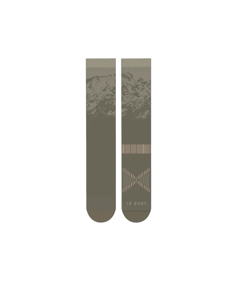 LE BENT Sammy Carlson Pro Series Light Cushion Snow Socks Alpine Ash