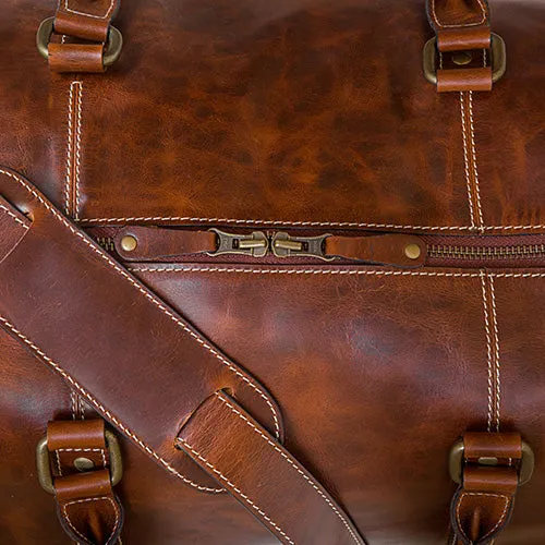 Leather Duffel Bags With Adjustable Shoulder Strap