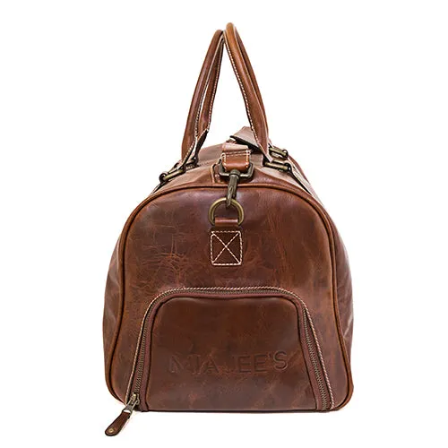 Leather Duffel Bags With Adjustable Shoulder Strap
