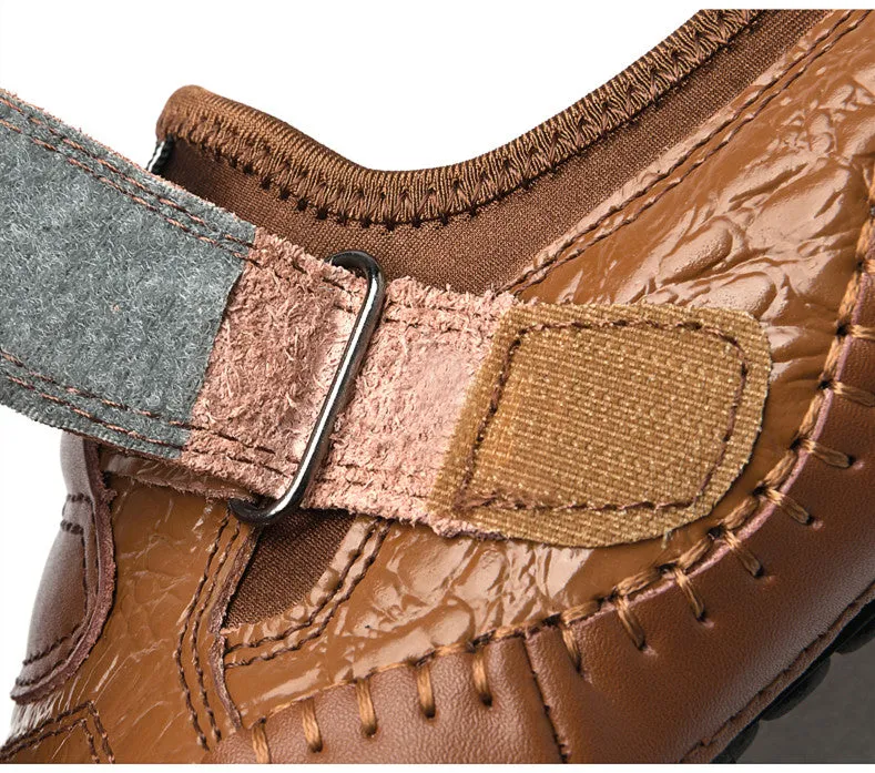 Men's Casual Breathable Leather Moccasins | Plus Size Driving Shoes