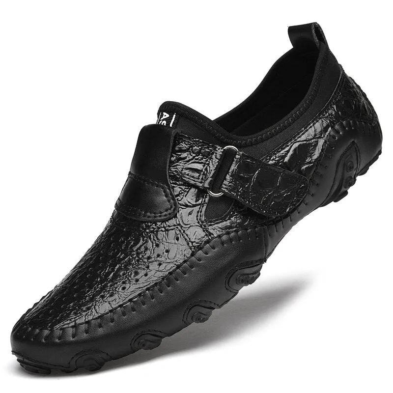 Men's Casual Breathable Leather Moccasins | Plus Size Driving Shoes
