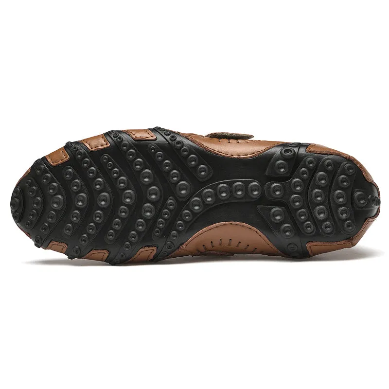 Men's Casual Breathable Leather Moccasins | Plus Size Driving Shoes