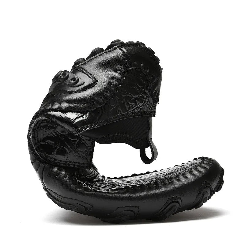Men's Casual Breathable Leather Moccasins | Plus Size Driving Shoes